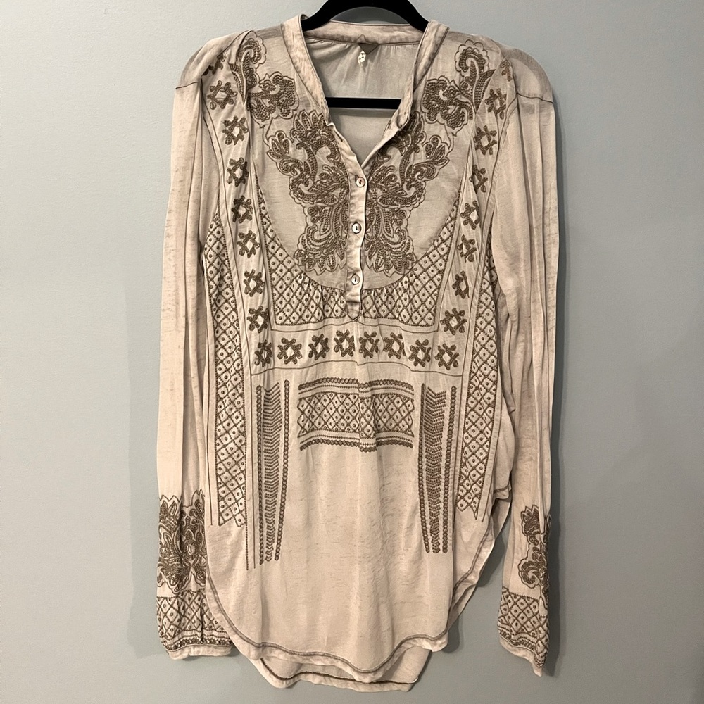 Free People Embroidered Tunic